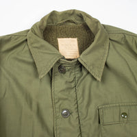 70s Vintage US Navy Jet Pilot Patched A-2 Deck Jacket - Large