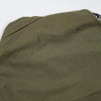 70s Vintage US Navy Jet Pilot Patched A-2 Deck Jacket - Large