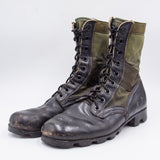 60s Vietnam War Vintage US Army Tropical Combat / Jungle Boots - UK 8W