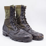 60s Vietnam War Vintage US Army Tropical Combat / Jungle Boots - UK 8W