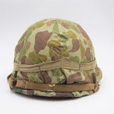 50s-60s Vietnam War USMC M1 Helmet Set
