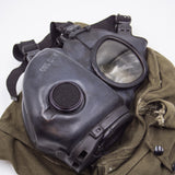 1984 Dated US Military Vietnam War ABC M17 Gas Mask & Bag