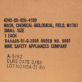 NOS 1982 Dated US Military Vietnam War ABC M17 Gas Mask