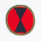 40s Vintage US Army 7th Infantry Division Patch