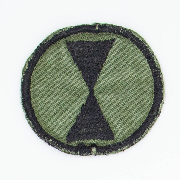 60s Vintage US Army Asian-Made 7th Infantry Division Patch