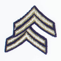 40s Vintage US Army Corporal Rank Patch Set