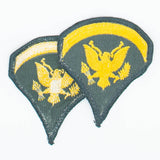 60s Vintage US-Made E5 Specialist Second Class Rank Patch Set