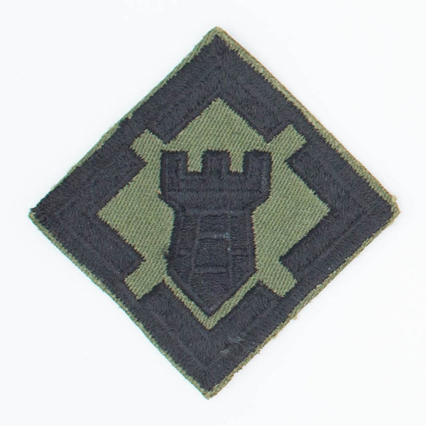 60s Vintage US Army Twill 20th Engineer Brigade Patch