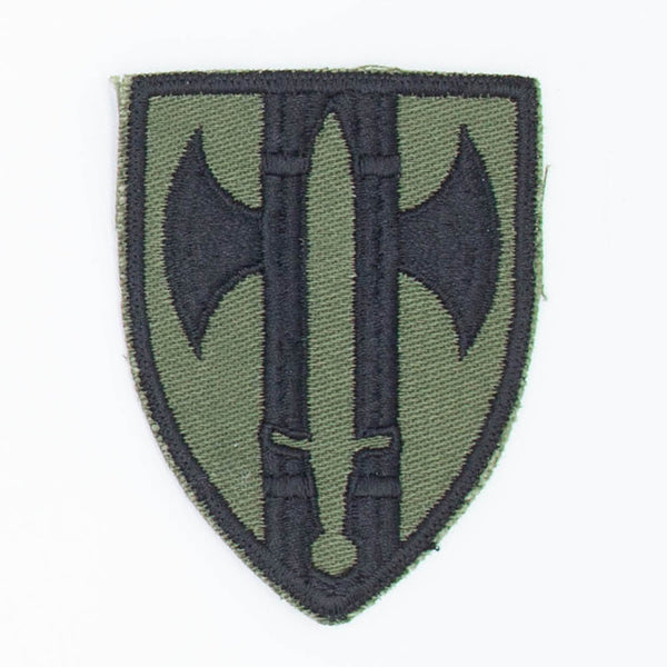 60s Vintage US Army Twill 18th Military Police Brigade Patch