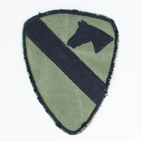 60s Vintage US Army Twill 1st Cavalry Division Patch