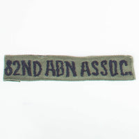 80s Vintage 82nd Airborne Association Tape Patch