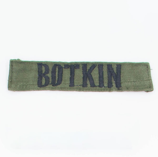 60s Vintage Asian-Made 'Botkin' Tape Patch