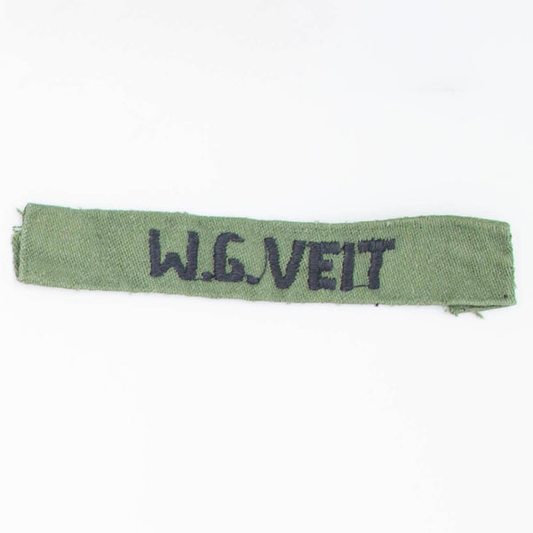 60s Vintage Asian-Made 'W.G. Veit' Tape Patch