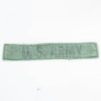 60s Vintage US-Made Stamped US Army Tape Patch