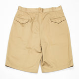 Deadstock 50s Vintage US Army Khaki Chino Shorts - 34x11