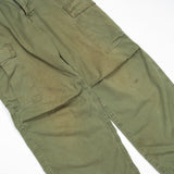 60s Vintage Vietnam War Tropical Combat Trousers - 31x30