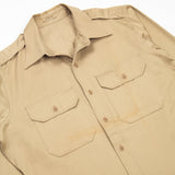 Deadstock 50s US Army Class B Khaki Shirt - Large
