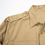 Deadstock 50s US Army Class B Khaki Shirt - Large