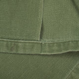 60s Vietnam War Vintage Seabees 3rd Pattern OG-107 Sateen Utility Shirt - Medium