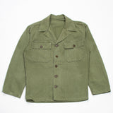 50s Vintage US Army HBT Utility Shirt - Small