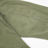 50s Vintage US Army HBT Utility Shirt - Small
