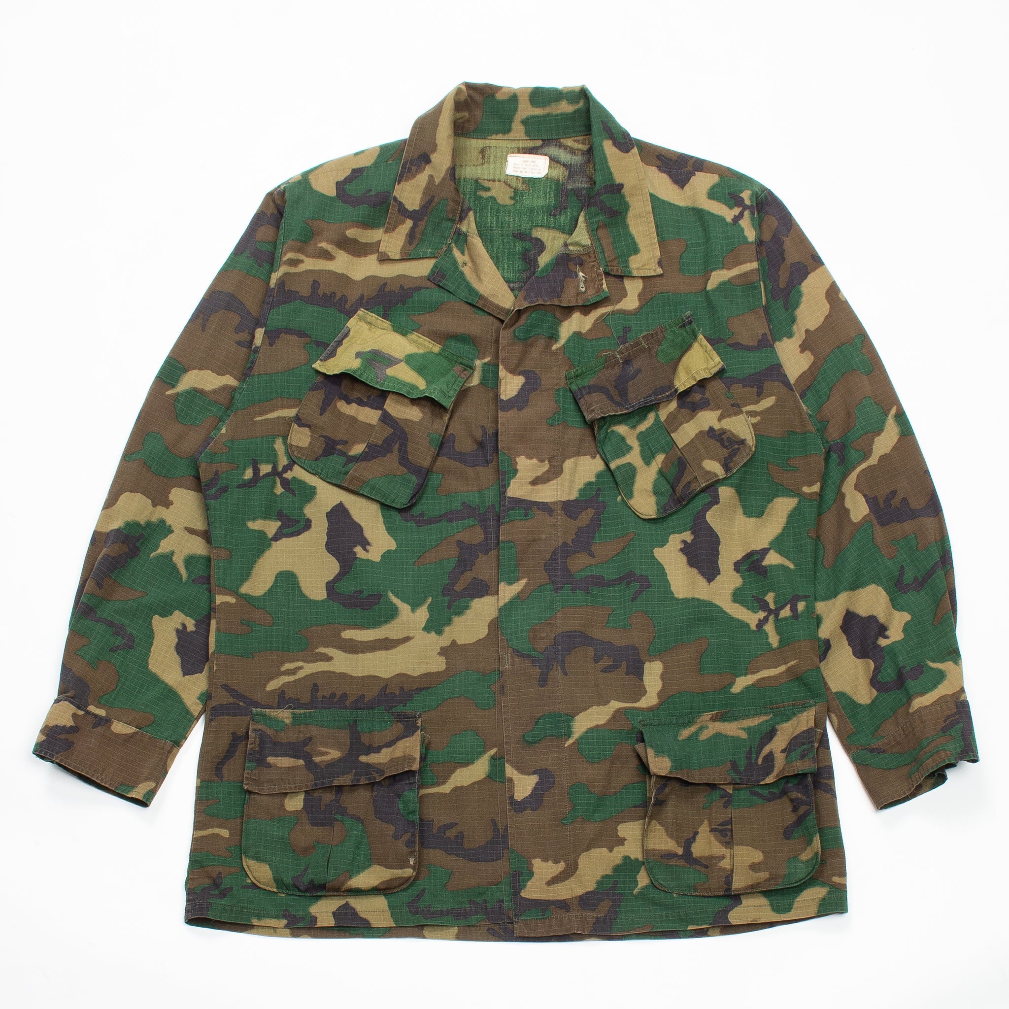 60s Vietnam War ERDL Jungle Jacket - Large – Omega Militaria