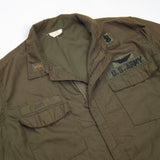 1970 Vietnam War Vintage OG-106 Nomex Helicopter Pilot Shirt - Large