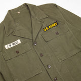 40s WW2 Vintage '45D' HBT Jacket - Medium