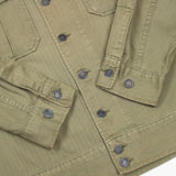 40s WW2 Vintage Named 1st Pattern HBT Jacket - Medium