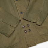 40s WW2 Vintage US Navy Modified HBT N-3 Utility Jacket - Medium
