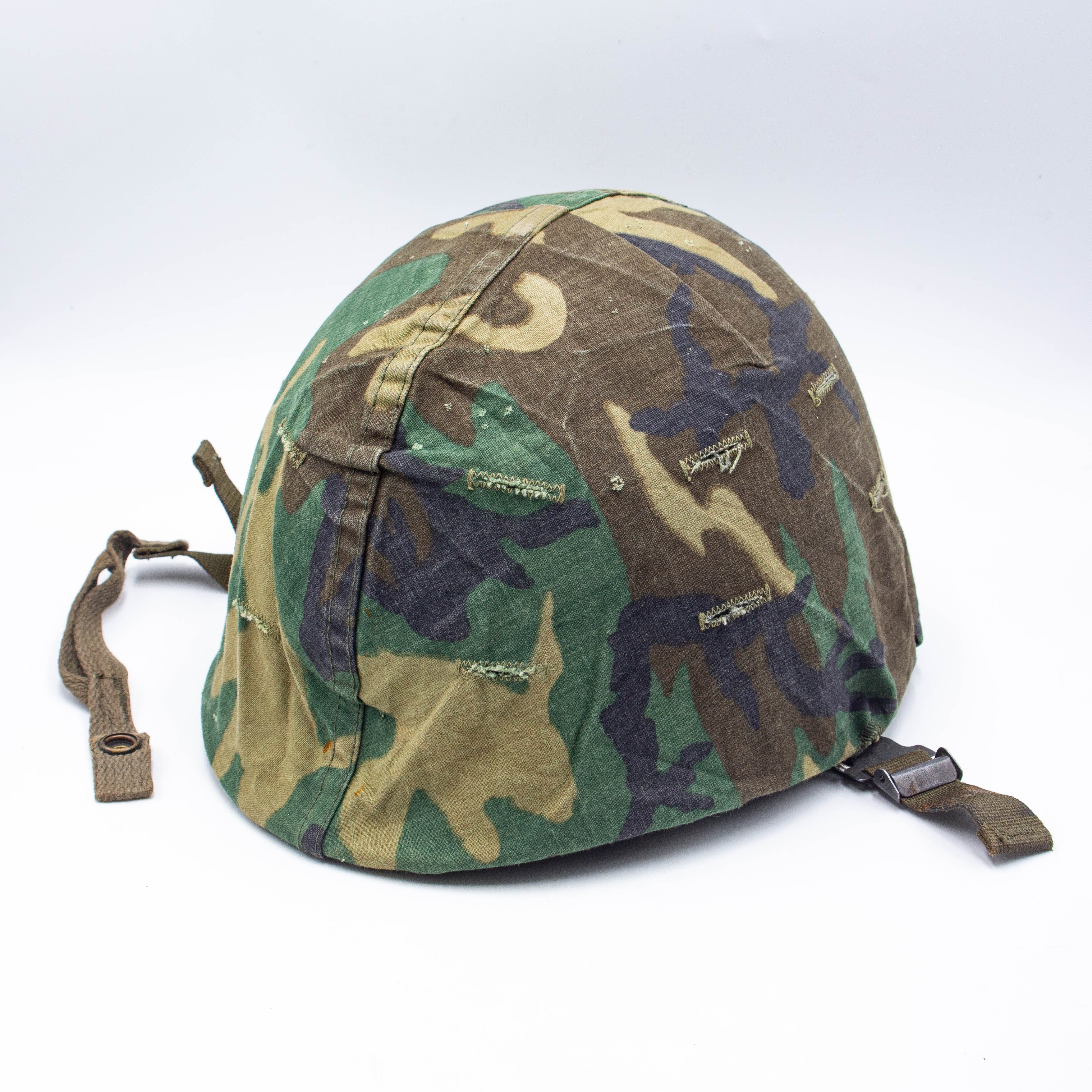70s/80s USMC M1 Helmet w/ RDF ERDL Cover – Omega Militaria