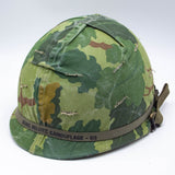 60s Vietnam War US Army M1 Helmet Set