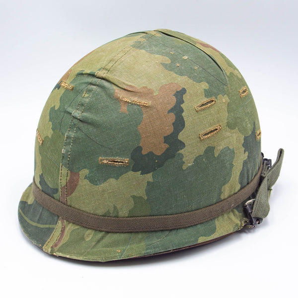 60s Vietnam War US Army M1 Helmet Set