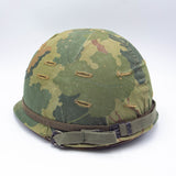 60s Vietnam War US Army M1 Helmet Set