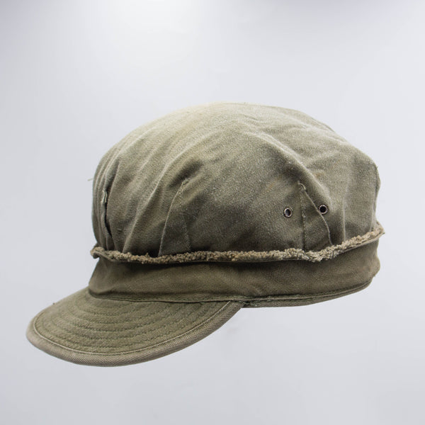 40s WW2 Vintage US Army HBT Field Cap - Medium – Omega Militaria