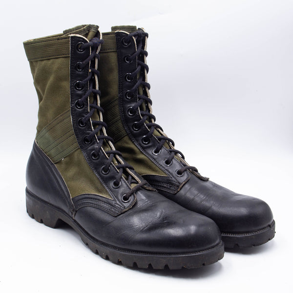 60s Vietnam War Vintage Tropical Combat / Jungle Boots - UK 11N