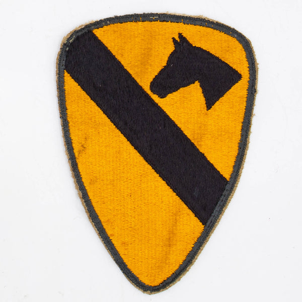 50s Vintage Cut Edge 1st Cavalry Division Patch