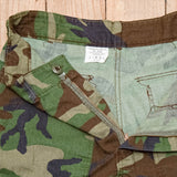 80s Vintage Commercial Woodland BDU Trousers - 34x32