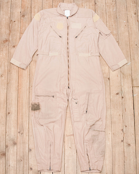 90s Vintage US Military Desert Tan CWU-27/P Flight Suit - Large