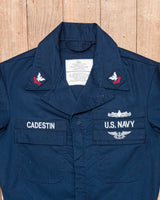 00s Vintage US Navy Blue Utility Coveralls - Medium