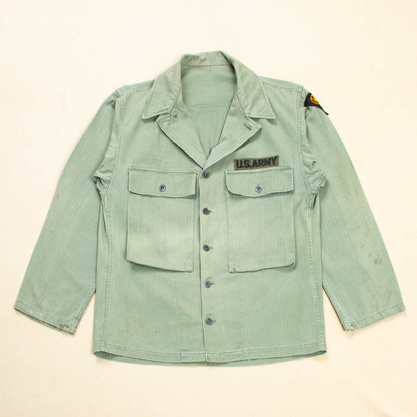 Rare 40s WW2 Vintage 2nd Pattern '45B' HBT Jacket - Large