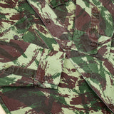 1960s Vintage Portuguese Army HBT Lizard Camo Shirt - Small