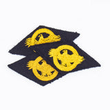 40s WW2 Vintage US Navy Black Felt Ruptured Duck Patch