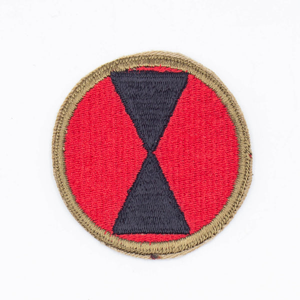 40s WW2 Vintage US Army 7th Infantry Division SSI Patch