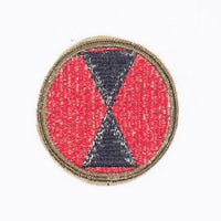 40s WW2 Vintage US Army 7th Infantry Division SSI Patch