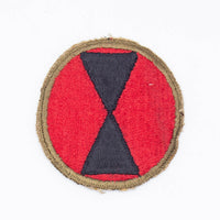 40s WW2 Vintage US Army 7th Infantry Division SSI Patch