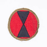 40s WW2 Vintage US Army 7th Infantry Division SSI Patch