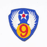 40s WW2 Vintage 9th USAAF SSI Patch