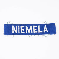 60s Vietnam War 'Niemela' USAF Name Tape