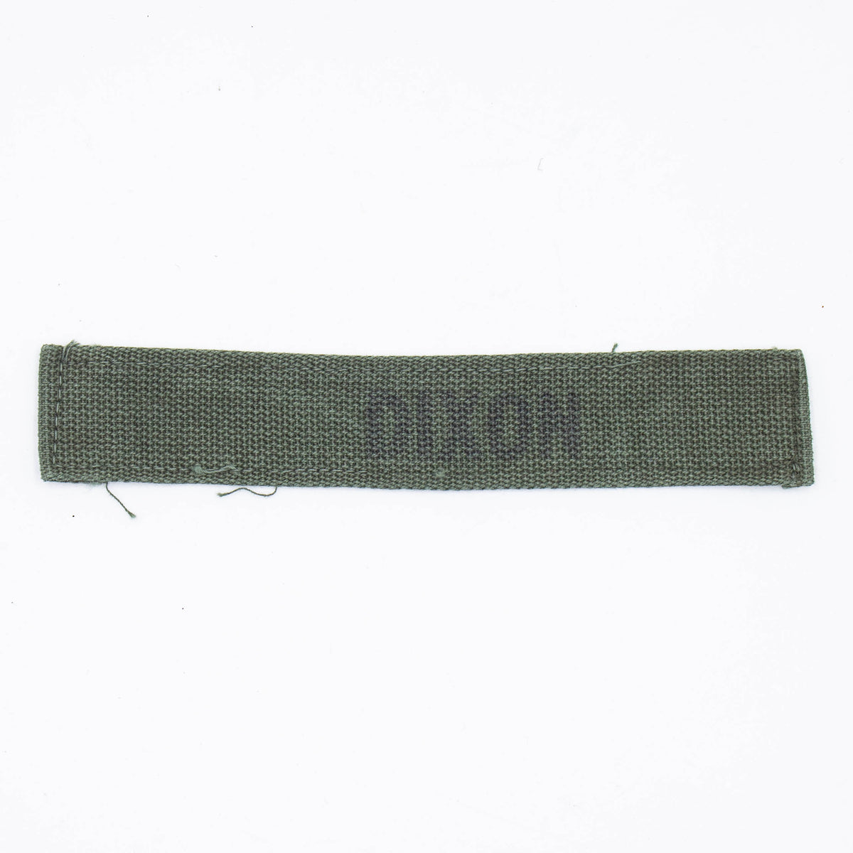 60s Vietnam War US Army 'Dixon' Subdued Stamped Name Tape – Omega Militaria